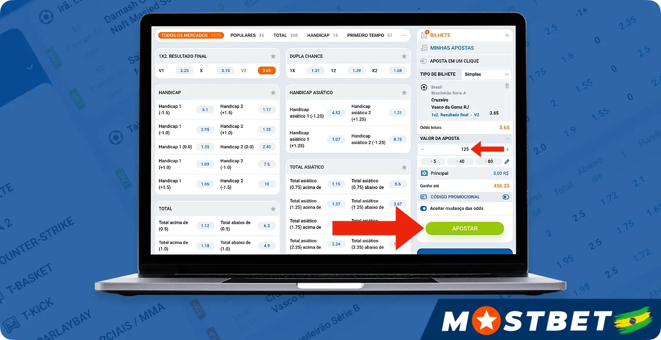 Mərc məbləğini daxil edin və əməliyyatınızı təsdiqləyin, bundan sonra mərc uğurla ediləcək